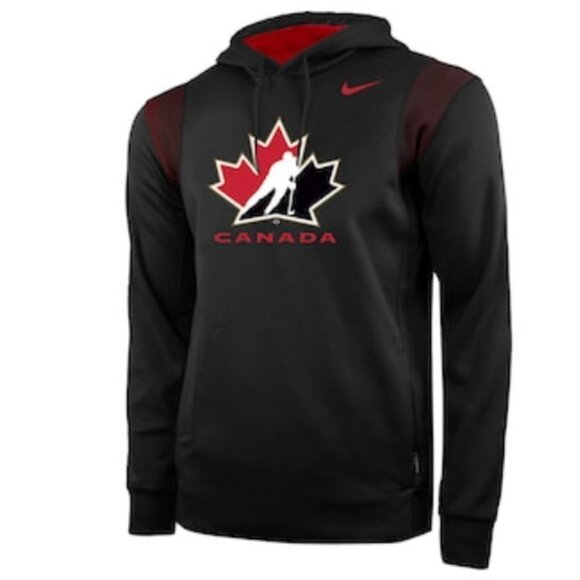 Nike Black Hockey Canada Performance - Pullover Hoodie XL - Picture 1 of 10